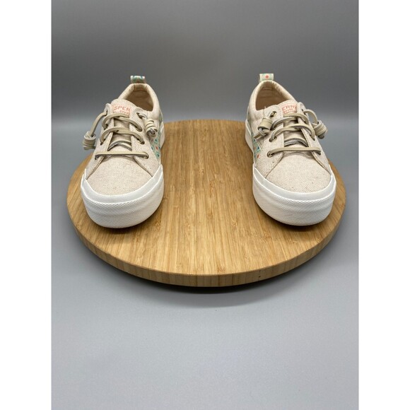 SPERRY Shoes Beige Casual Sneakers Southwestern Aztec STS87010 Womens Size 6 - Picture 7 of 12